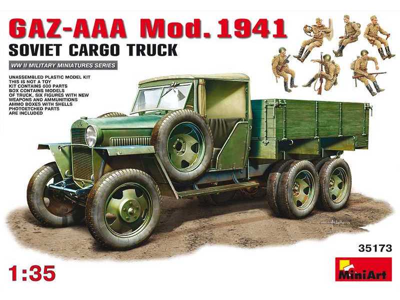 Gaz-AAA Mod. 1941 radziecka ciężarówka - zdjęcie 1