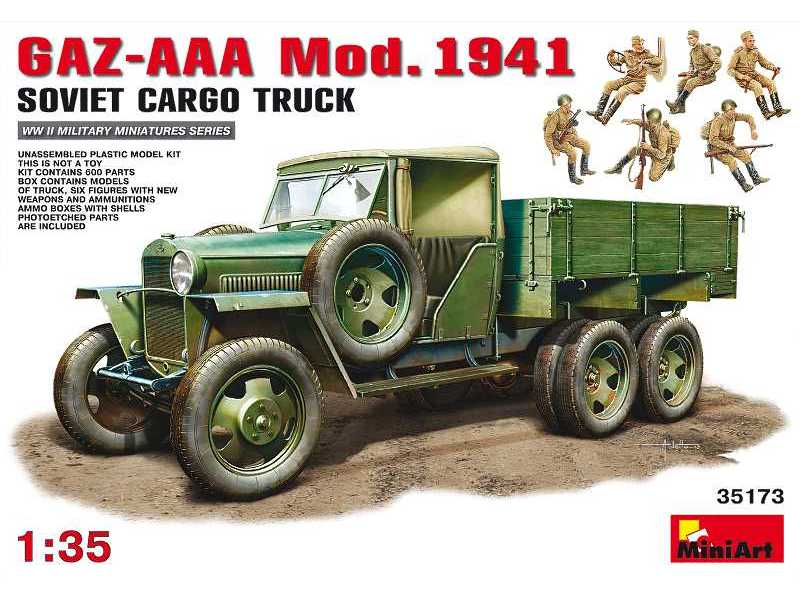 Gaz-AAA Mod. 1941 radziecka ciężarówka - zdjęcie 1 Gaz-AAA Mod. 1941 radziecka ciężarówka - zdjęcie 1