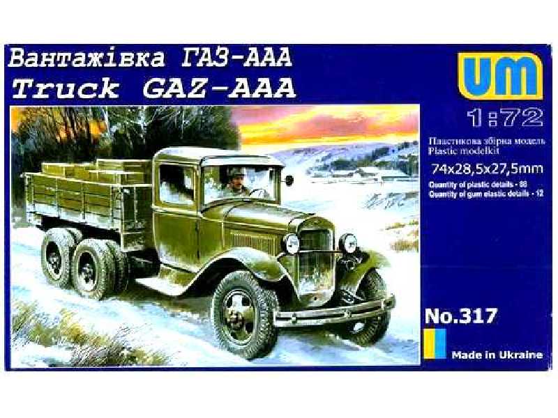 GAZ AAA Truck WWII 1 1/2 - ton - zdjęcie 1