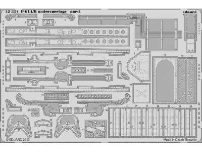 P-61A/ B undercarriage 1/32 - Hobby Boss - zdjęcie 1