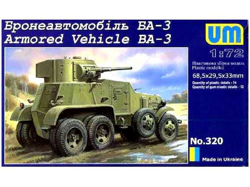 BA-3 Armoured Car - zdjęcie 1 BA-3 Armoured Car - zdjęcie 1