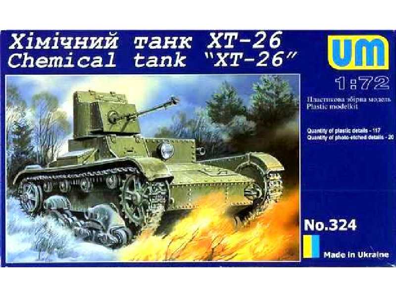 XT-26 ( Chemical Tank T-26 ) - zdjęcie 1 XT-26 ( Chemical Tank T-26 ) - zdjęcie 1