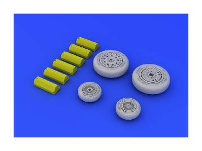 F-4B/ N wheels 1/48 - Academy Minicraft - zdjęcie 6