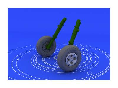 Spitfire wheels - 4 spoke 1/48 - Eduard - zdjęcie 2