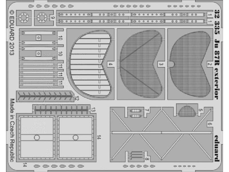 Ju 87R exterior 1/32 - Trumpeter - zdjęcie 1