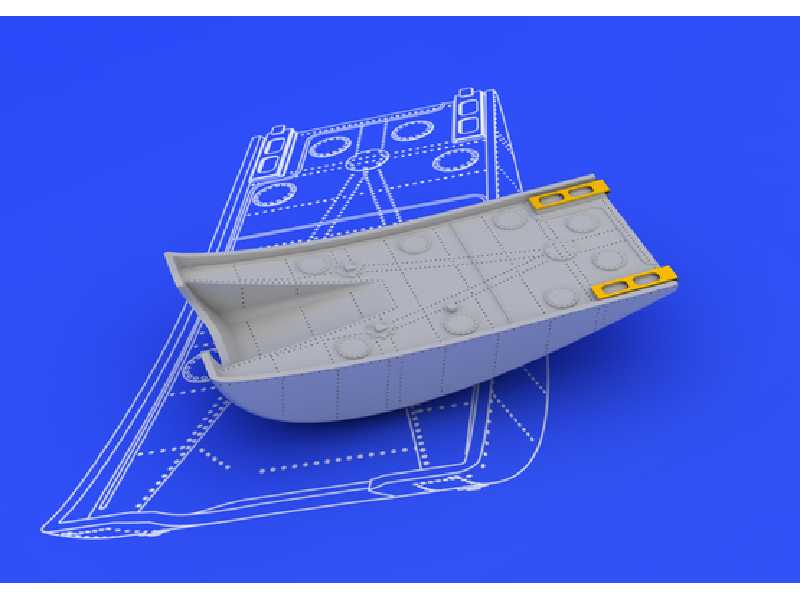 Spitfire 90gal slipper tank 1/48 - Eduard - zdjęcie 1