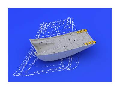 Spitfire 90gal slipper tank 1/48 - Eduard - zdjęcie 2