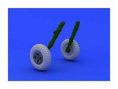 Spitfire wheels - 4 spoke w/ pattern 1/48 - Eduard - zdjęcie 2