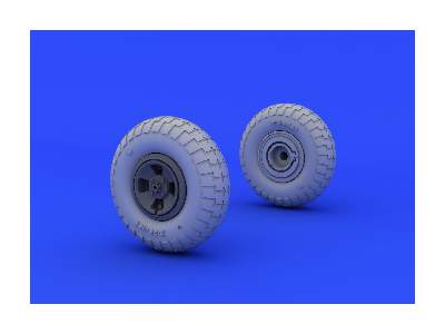 Spitfire wheels - 4 spoke w/ pattern 1/48 - Eduard - zdjęcie 3