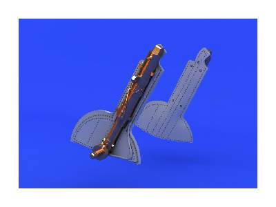 Spitfire undercarriage legs BRONZE 1/48 - Eduard - zdjęcie 2