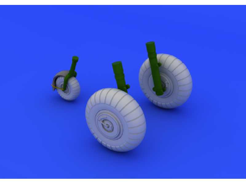 Ju 88 wheels early 1/72 - Revell - zdjęcie 1 Ju 88 wheels early 1/72 - Revell - zdjęcie 1
