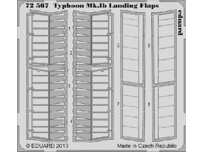 Typhoon Mk. Ib landing flaps 1/72 - Airfix - zdjęcie 1