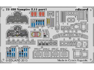 Vampire T.11 1/72 - Airfix - zdjęcie 1