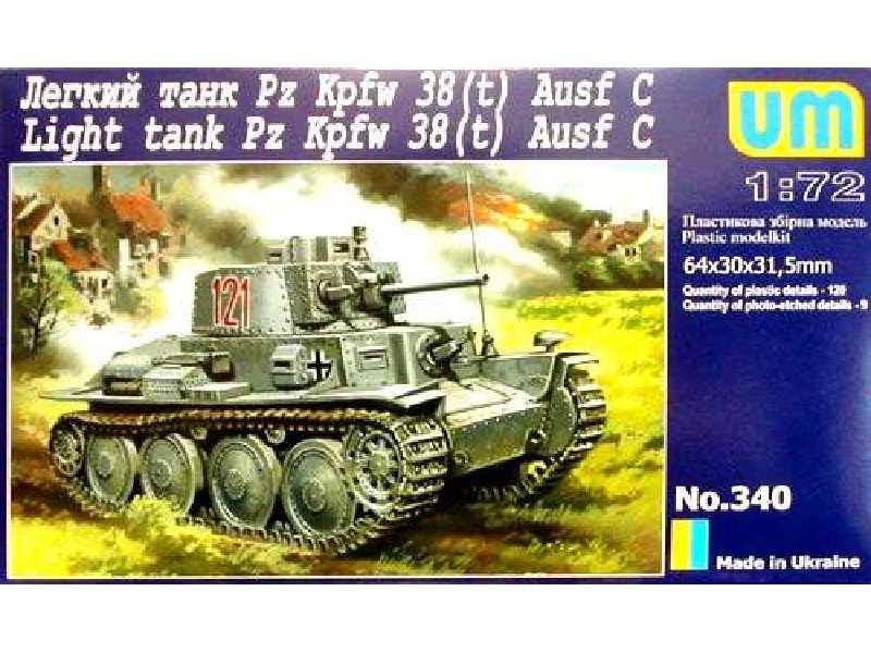 Light Tank PzKpfw 38 (t) Ausf.C - zdjęcie 1 Light Tank PzKpfw 38 (t) Ausf.C - zdjęcie 1