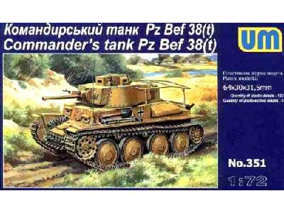 Light Tank PzBef 38 (t) Command Tank - zdjęcie 1