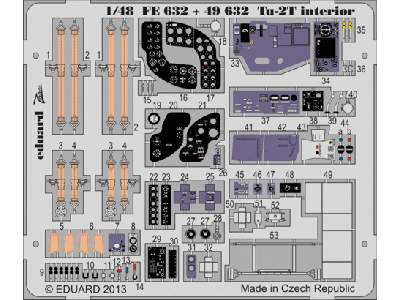 Tu-2T interior S. A. 1/48 - Xuntong Model - zdjęcie 1