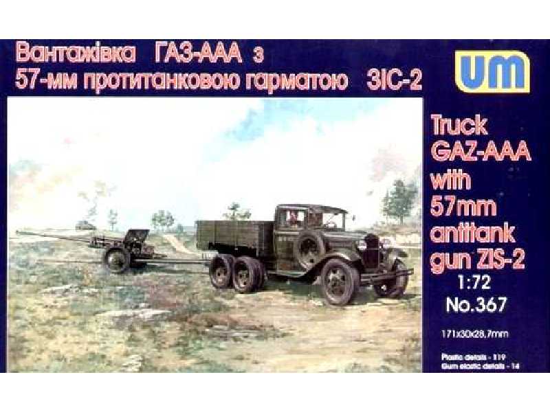 GAZ AAA truck with ZIS-2 Gun - zdjęcie 1 GAZ AAA truck with ZIS-2 Gun - zdjęcie 1