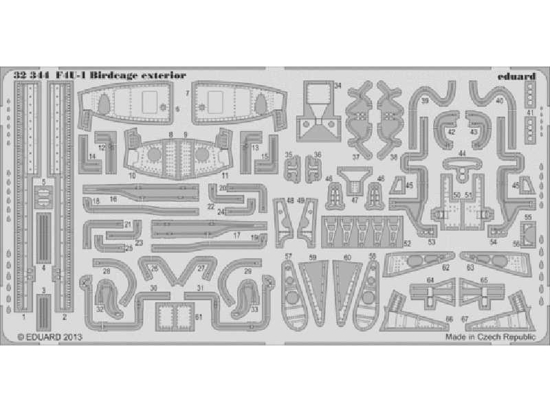 F4U-1 Birdcage exterior 1/32 - Tamiya - zdjęcie 1