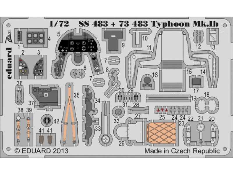 Typhoon Mk. Ib S. A. 1/72 - Airfix - zdjęcie 1 Typhoon Mk. Ib S. A. 1/72 - Airfix - zdjęcie 1