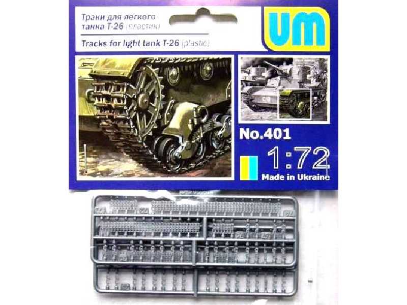 Gąsienice do T-26 (plastikowe) - zdjęcie 1 Gąsienice do T-26 (plastikowe) - zdjęcie 1