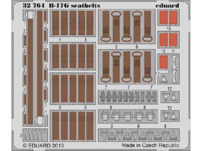 B-17G seatbelts 1/32 - Hk Models - zdjęcie 1