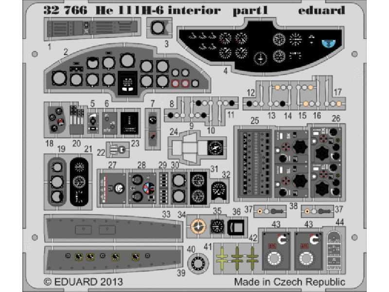 He 111H-6 interior S. A. 1/32 - Revell - zdjęcie 1 He 111H-6 interior S. A. 1/32 - Revell - zdjęcie 1