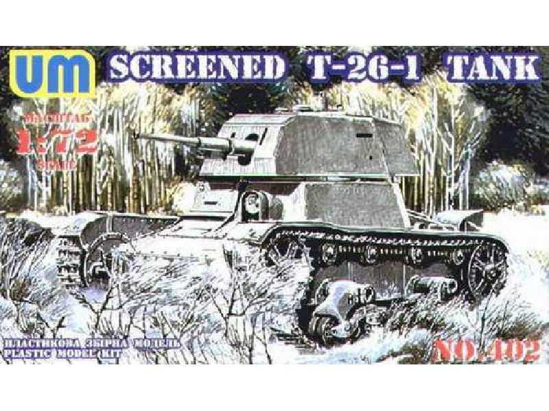 Screened T-26 Tank - zdjęcie 1 Screened T-26 Tank - zdjęcie 1