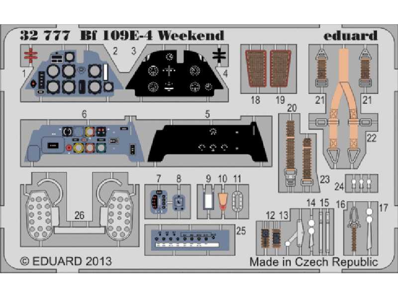 Bf 109E-4 Weekend 1/32 - Eduard - zdjęcie 1 Bf 109E-4 Weekend 1/32 - Eduard - zdjęcie 1