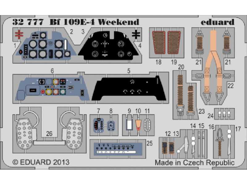 Bf 109E-4 Weekend 1/32 - Eduard - zdjęcie 1