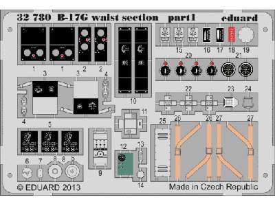 B-17G waist section 1/32 - Hk Models - zdjęcie 1