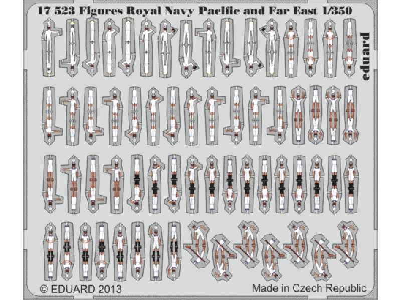 Figures Royal Navy Pacific and Far East 1/350 - zdjęcie 1