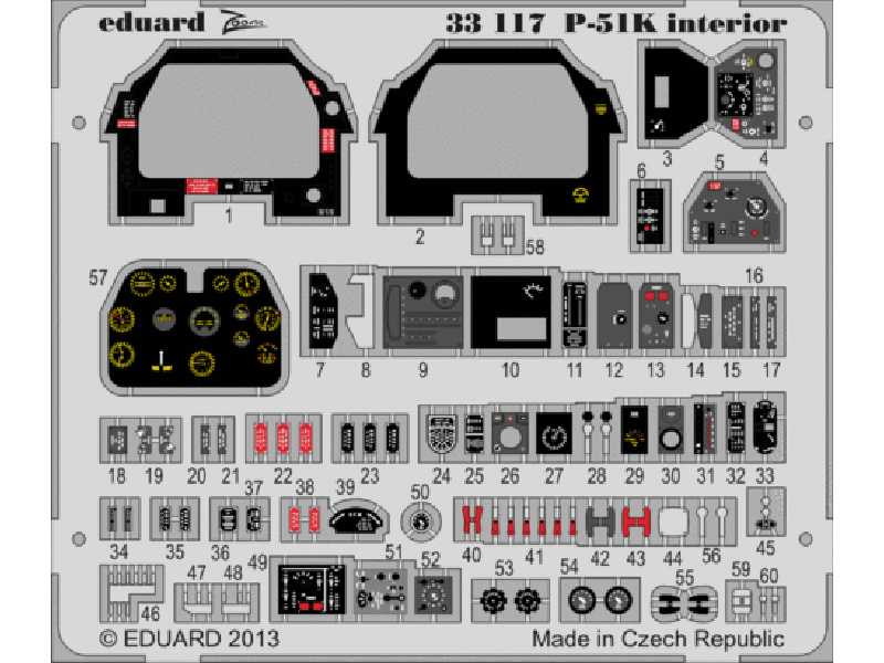 P-51K interior S. A. 1/32 - Tamiya - zdjęcie 1 P-51K interior S. A. 1/32 - Tamiya - zdjęcie 1