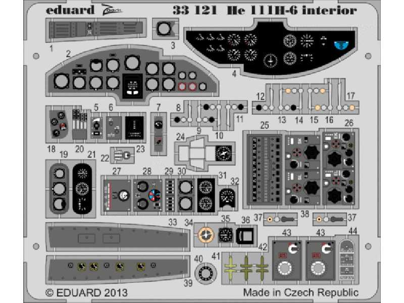 He 111H-6 interior S. A. 1/32 - Revell - zdjęcie 1