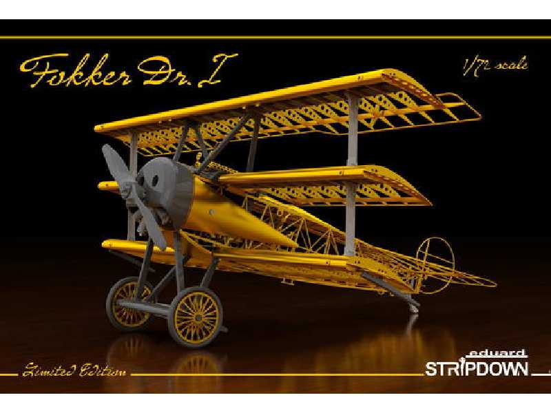 Fokker Dr. I STRIPDOWN 1/72 - zdjęcie 1 Fokker Dr. I STRIPDOWN 1/72 - zdjęcie 1