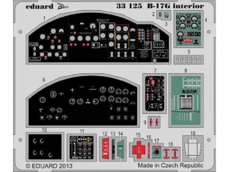 B-17G interior S. A. 1/32 - Hk Models - zdjęcie 1 B-17G interior S. A. 1/32 - Hk Models - zdjęcie 1