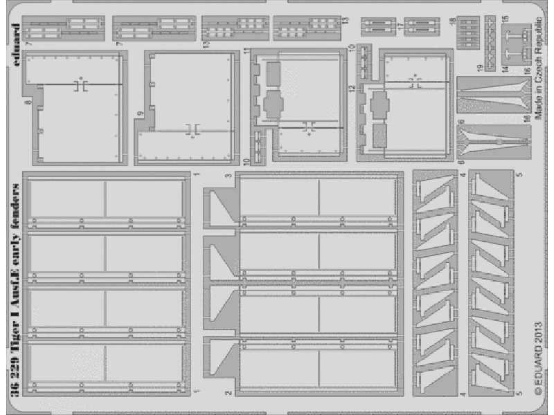 Tiger I Ausf. E early fenders 1/35 - Zvezda - zdjęcie 1 Tiger I Ausf. E early fenders 1/35 - Zvezda - zdjęcie 1