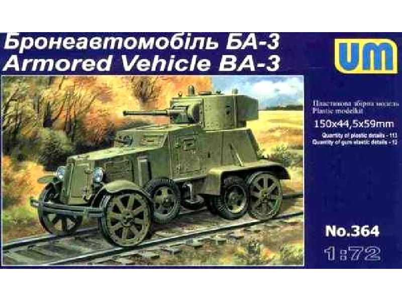 Samochód pancerny BA-3 - zdjęcie 1 Samochód pancerny BA-3 - zdjęcie 1