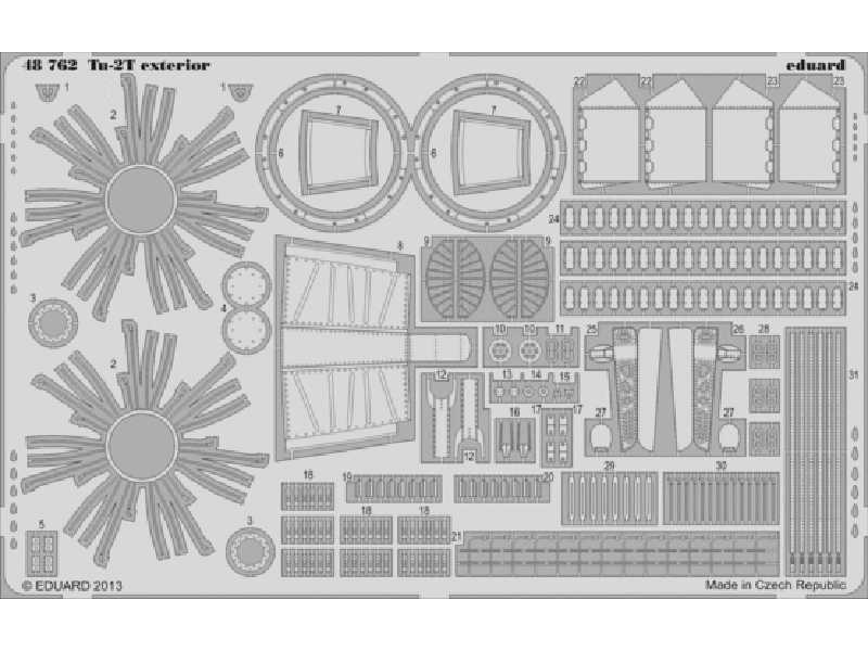 Tu-2 exterior 1/48 - Xuntong Model - zdjęcie 1 Tu-2 exterior 1/48 - Xuntong Model - zdjęcie 1