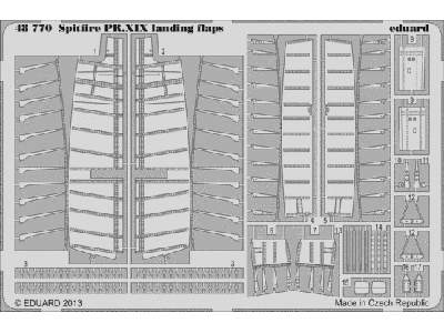 Spitfire PR. XIX landing flaps 1/48 - Airfix - zdjęcie 1