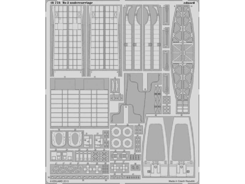 Tu-2 undercarriage 1/48 - Xuntong Model - zdjęcie 1 Tu-2 undercarriage 1/48 - Xuntong Model - zdjęcie 1
