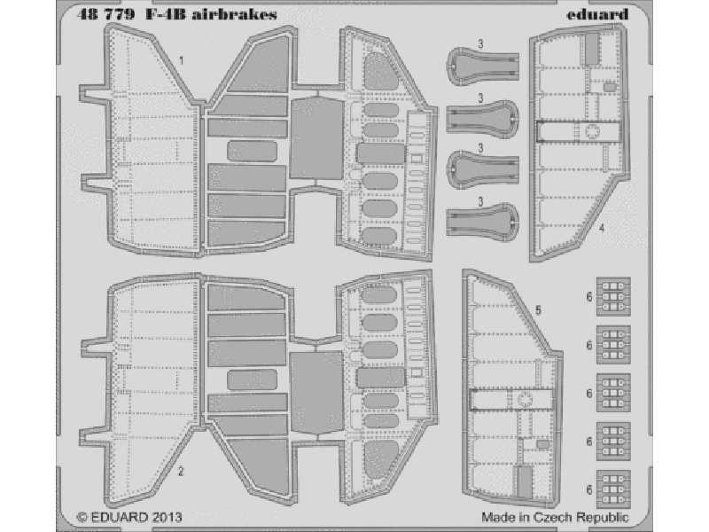 F-4B airbrakes 1/48 - Academy Minicraft - zdjęcie 1