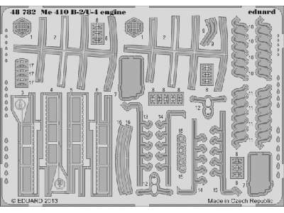 Me 410B-2/ U-4 engine 1/48 - Meng - zdjęcie 1