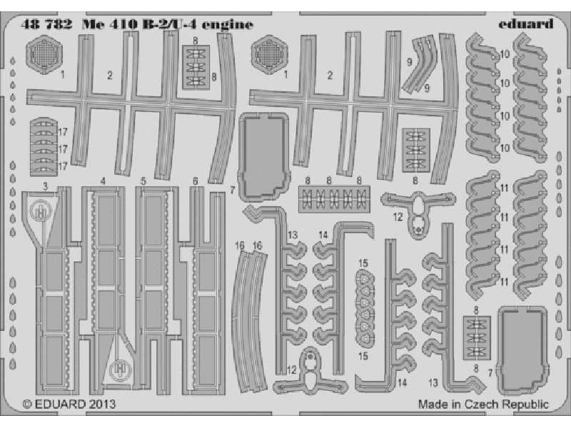 Me 410B-2/ U-4 engine 1/48 - Meng - zdjęcie 1