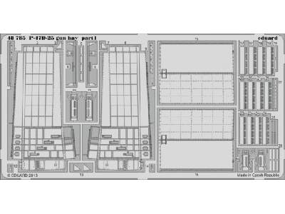 P-47D-25 gun bay 1/48 - Eduard - zdjęcie 1