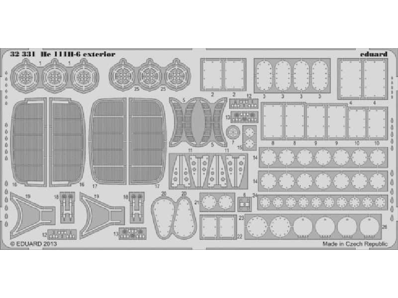 He 111H-6 exterior 1/32 - Revell - zdjęcie 1 He 111H-6 exterior 1/32 - Revell - zdjęcie 1