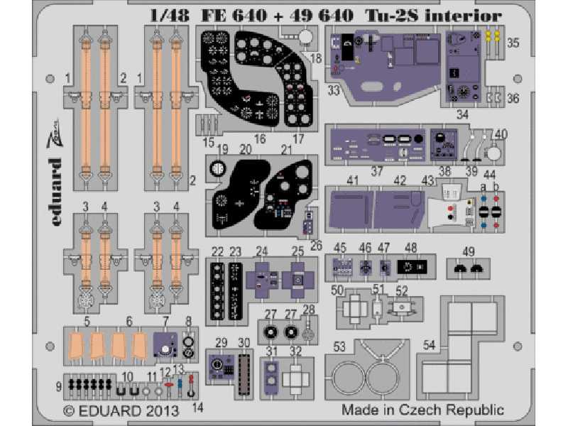 Tu-2S interior S. A. 1/48 - Xuntong Model - zdjęcie 1 Tu-2S interior S. A. 1/48 - Xuntong Model - zdjęcie 1