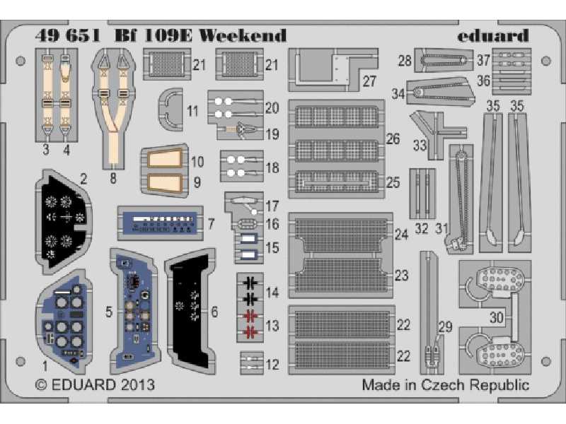 Bf 109E Weekend 1/48 - Eduard - zdjęcie 1