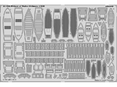 Prince of Wales lifeboats 1/350 - Tamiya - zdjęcie 1