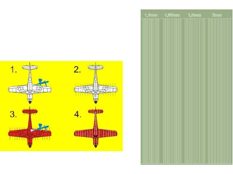 Pasy dolne do Focke Wulf Fw190D JV44 - zdjęcie 1