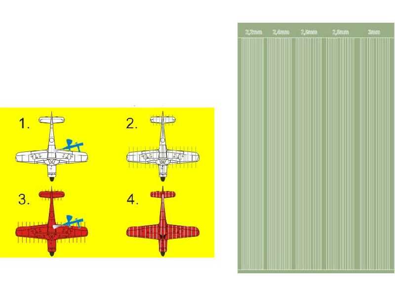 Pasy dolne do Focke Wulf Fw190D JV44 - zdjęcie 1 Pasy dolne do Focke Wulf Fw190D JV44 - zdjęcie 1